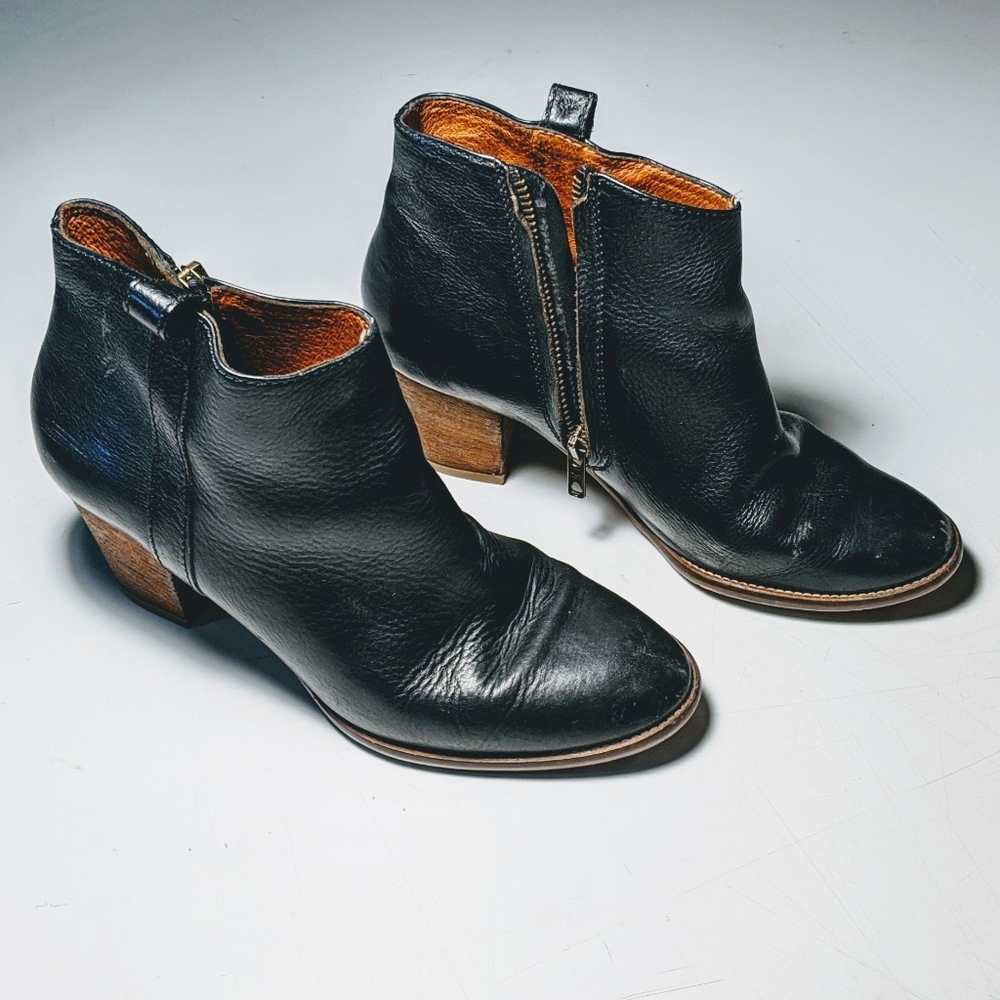 Black Madewell Leather Boots